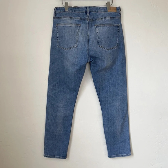 M.I.H. Mid Rise Skinny Boyfriend Tomboy Light Blue Wash Jeans, 31 - Picture 5 of 13